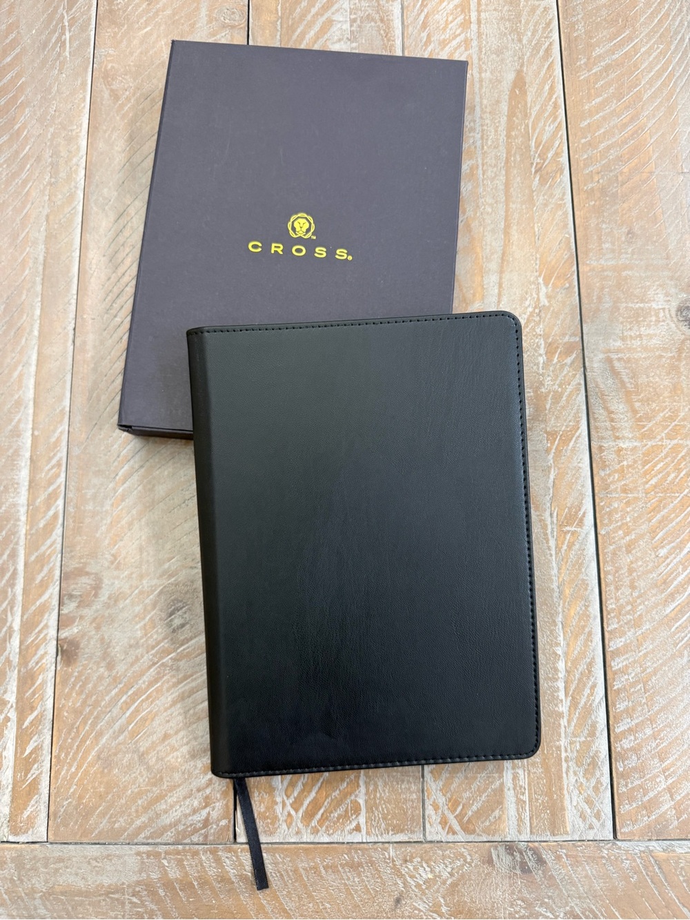 New Black CROSS Plano Refillable Notebook Journal Planner